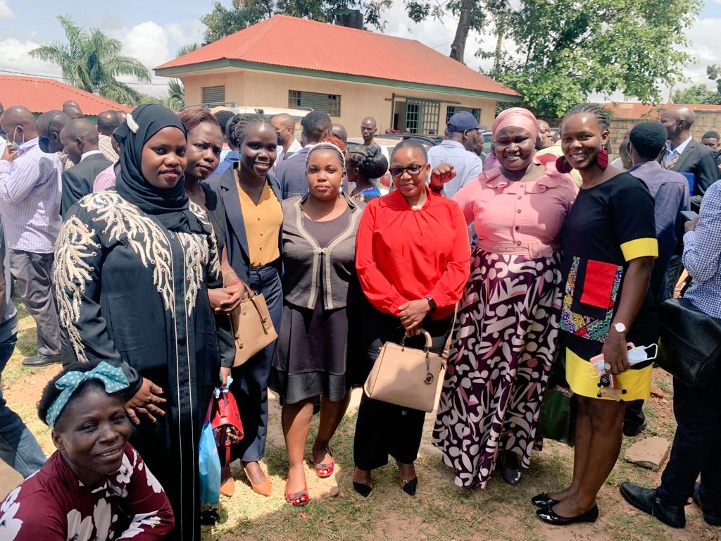 AAssimwe's tweet photo. Women's movement thanks for standing in solidarity with fellow women leaders and activists. @flaviakalule @PeshPoni @scoviaar  
#pricesmustfall campaign will continues because it concerns all of us. #Bitukwatako
#FreeAdeke #FreeNyanjura @AdekeAnna @DoreenNyanjura
 #FreeActivists https://t.co/0tjt0tYjG2