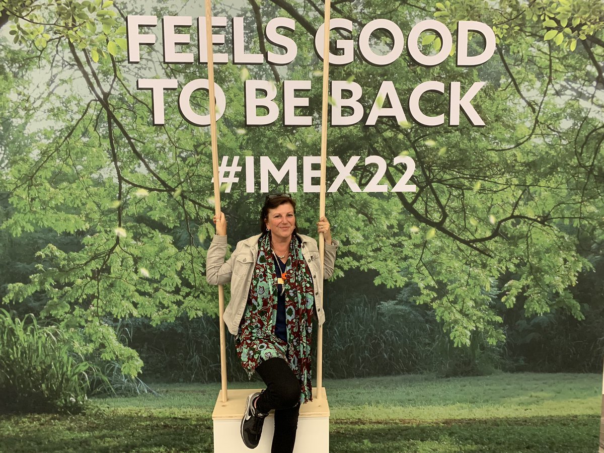 Can’t wait to see you all here today! Have an amazing #IMEX22 everyone!