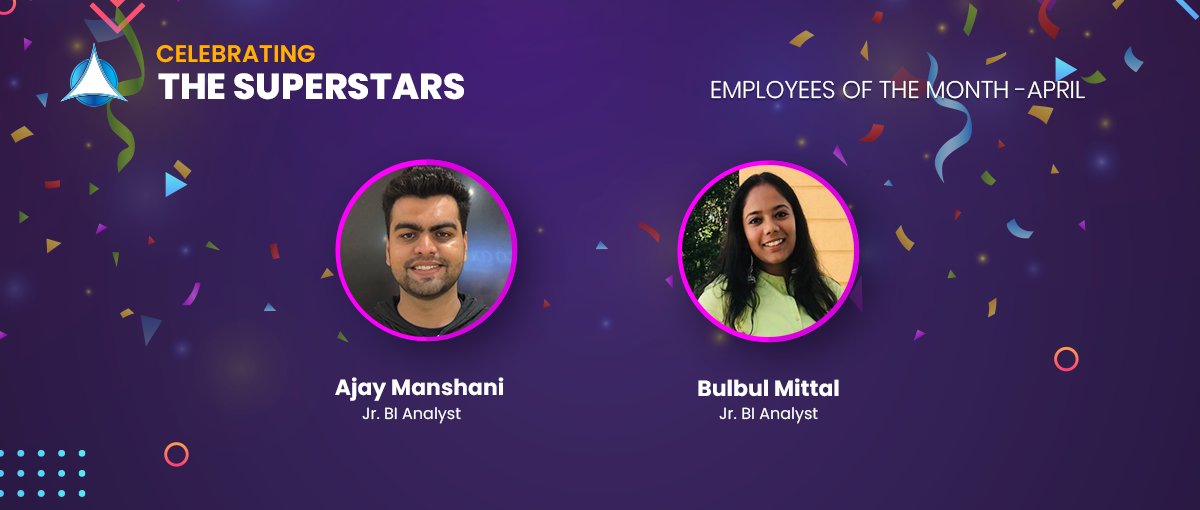 GoldstoneTech's tweet photo. Congratulations on your awesome win Ajay Manshani and Bulbul Mittal. Your excellent performance is an inspiration to all. Keep up the great work! 

#Employeesofthemonth, #rewards #recognition, #GTL, #GoldstoneTechnologies, #employeeappreciation https://t.co/TR5Fd5SG4M