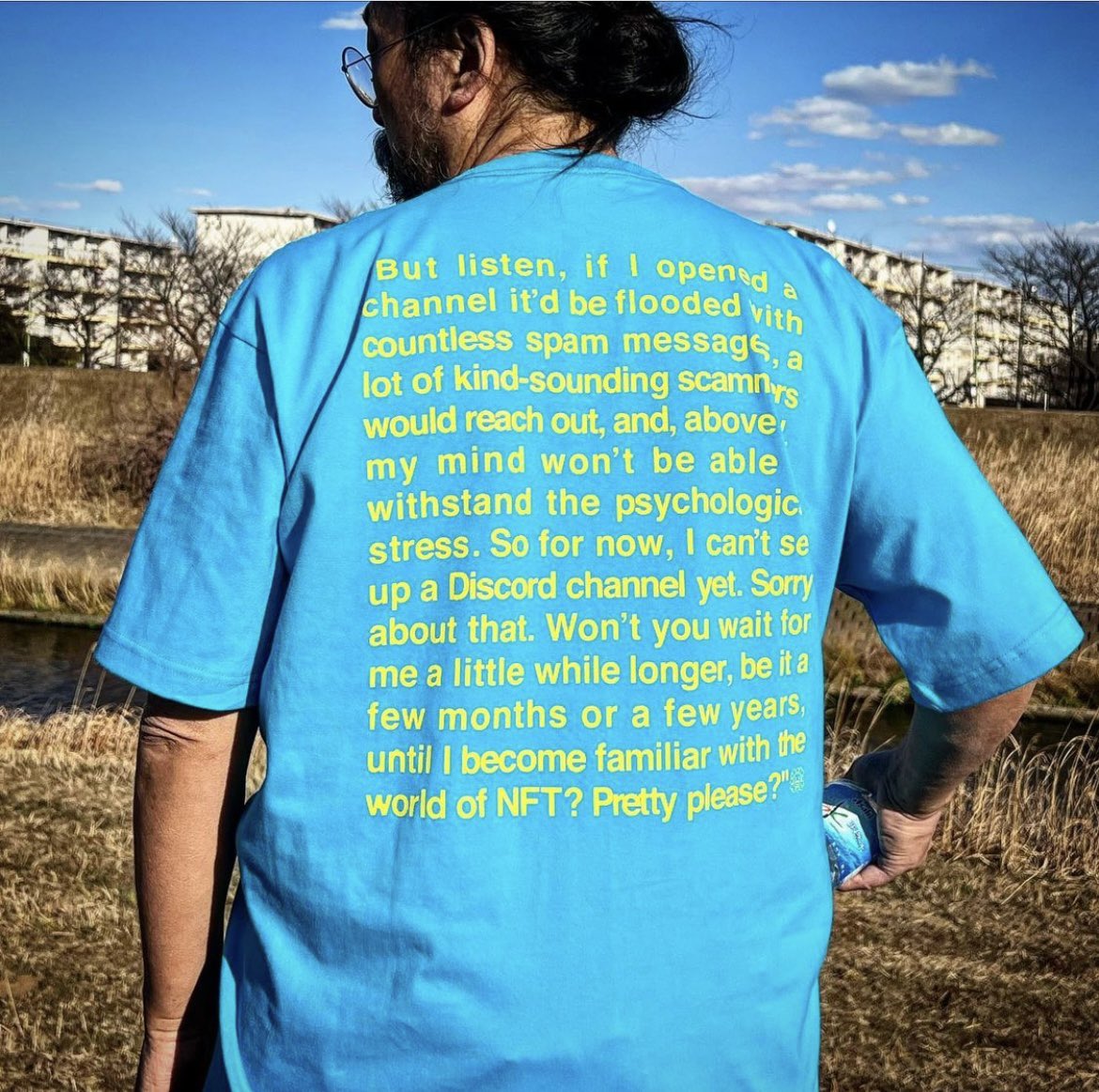 Say somthing like this I'm going to spell out a joke that can be unpleasant.