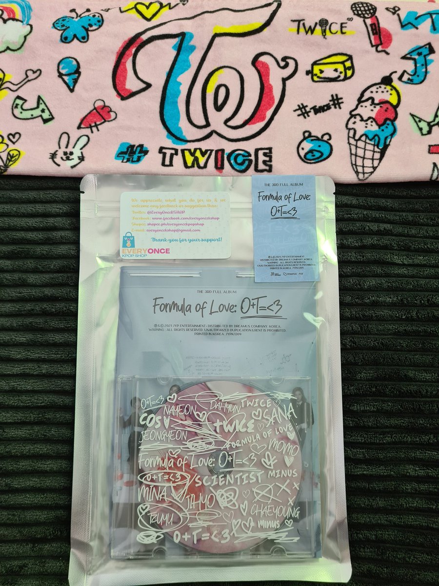 EveryOnceKSHOP's tweet photo. Hello EveryOnce! 🤗
For those who will buy from us from May until June will have a chance to win a SEALED FORMULA OF LOVE RESULT FILE to be drawn on July. 🎁

Also, we have an ongoing pre-order for IM NAYEON 🐰 here's the link:
https://t.co/4bXNuDckGO

#EveryOnceKSHOP https://t.co/u6UxeZNaF7
