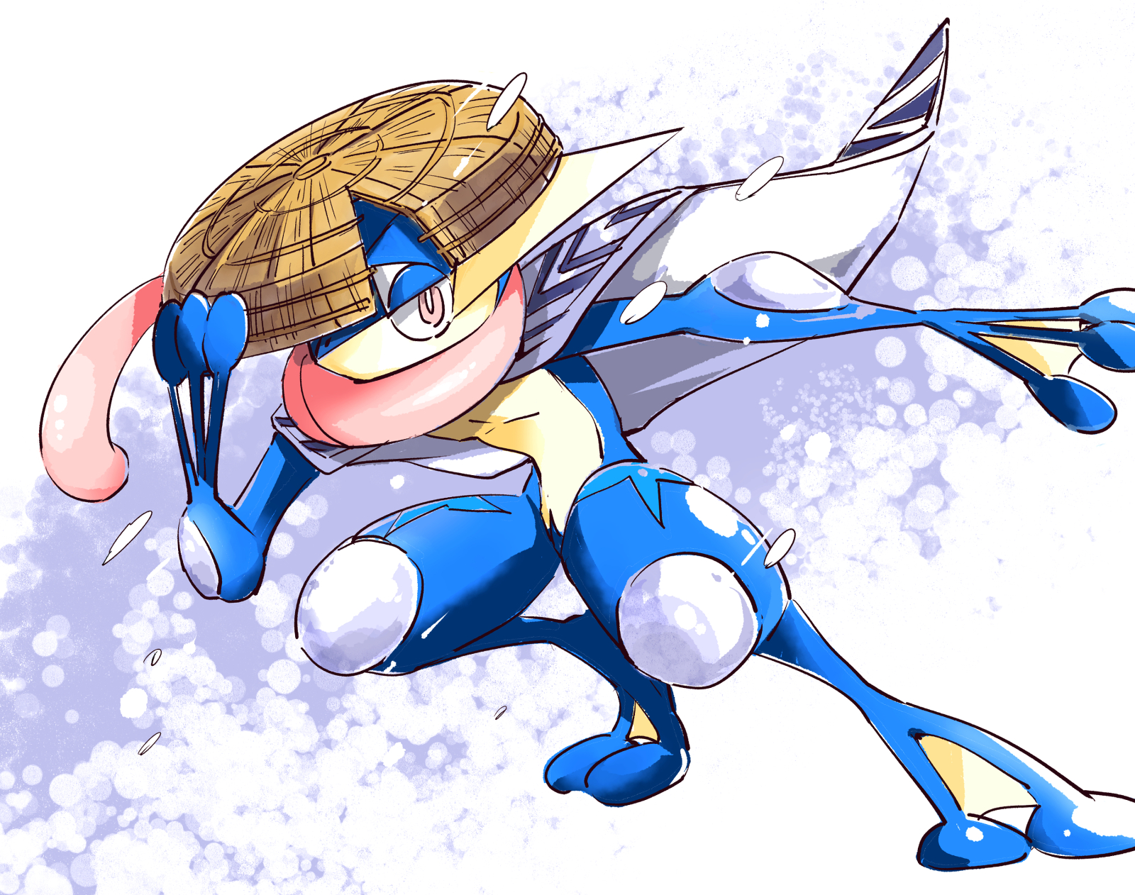 くまっきぃ ゲッコウガ さすらいスタイル描きました ポケモンイラスト ポケモンユナイト T Co Trrohb1nnx Twitter