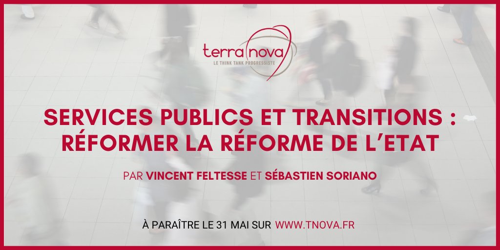 Comment réparer les services publics en tension (école, hôpital…) ? Quelle planification écologique sans tomber dans le gosplan ? Poids du privé, numérique : comment l’État peut reprendre la main ?

Un fil 🧵sur la note <a href="/_Terra_Nova/">Terra Nova, le think tank</a> que nous publions avec @VincentFeltesse (1/8)