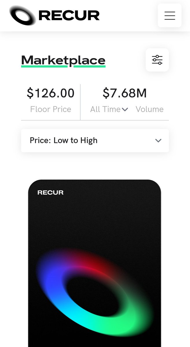 RecurFans's tweet photo. 🎯Analysis @RecurFans : 05/31/2022

💸Floor Price : 126💲
📈Volume : 7,68 M 💸
🎯Market Cap : 70 M💲

Get your #recur pass now  
@RecurForever Marketplace is here 
https://t.co/OWBL2b9kAN

#nfts #nftart #NFTCommunity #NFTCommumity #recur #recurfans  #veve #ECOmi #vevefam #NFTs https://t.co/Vo2mwJ5NZD