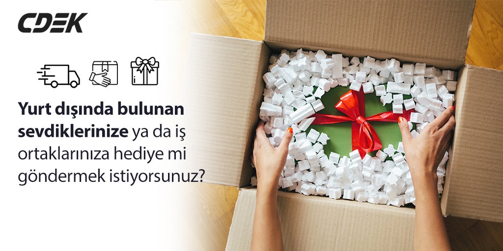 cdek_tr's tweet photo. Uzaktaki sevdiklerinizi mutlu etmek artık hiç de sandığınız kadar zor değil!
Yakınlarınıza, sevdiklerinize ya da iş ortaklarınıza göndermek istediğiniz hediyeler için CDEK ile iletişime geçebilirsiniz!
Bize ulaşın: info@cdek.com.tr
#CDEK #CDEKtr #Kargo #HızlıKargo #EkspresKargo https://t.co/FWrPhSDWx9