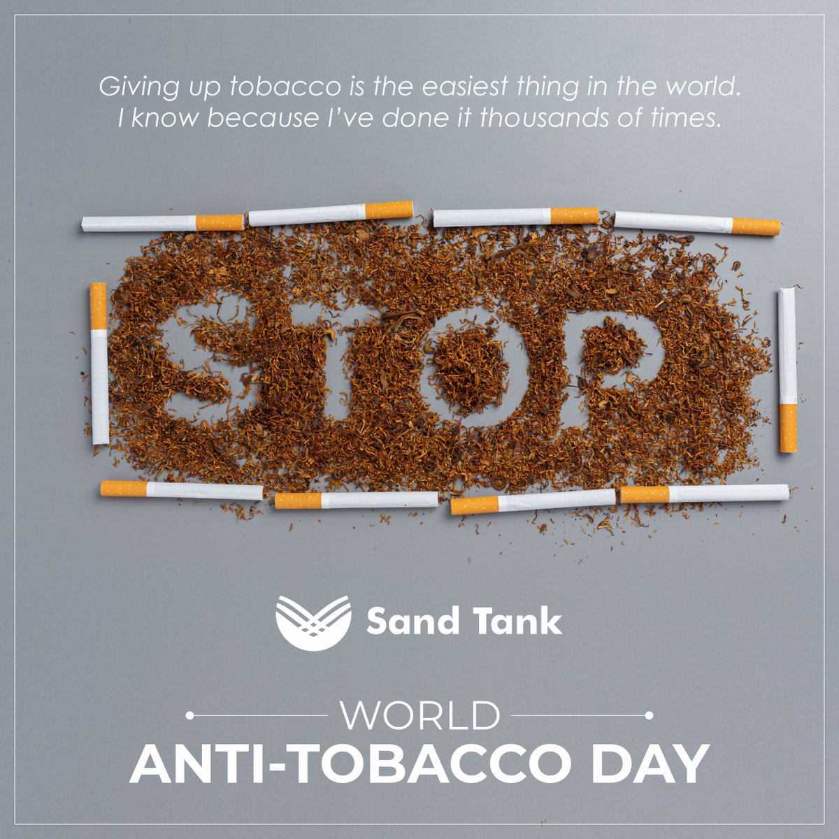 sandtank_'s tweet photo. Warm greetings on World No Tobacco Day. Say no to tobacco and yes to life to celebrate this day with high spirits.

#sandtank #wntd22 #tobacco #worldnotobaccoday #notobaccoday2022 #tobaccoexposed #nosmoking #notodrugs #worldnotobaccoday2022 #notobacco🚭#sandtankfoundation https://t.co/GMYUlIcSGx