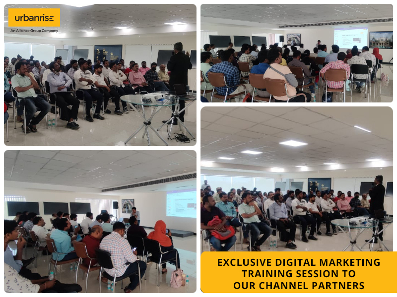 A special training session for our channel partners on Digital Marketing

The following are some highlights from the event.

 #Urbanrise #ChannelPartnerMeet2022 #channelpartner #hyderabad