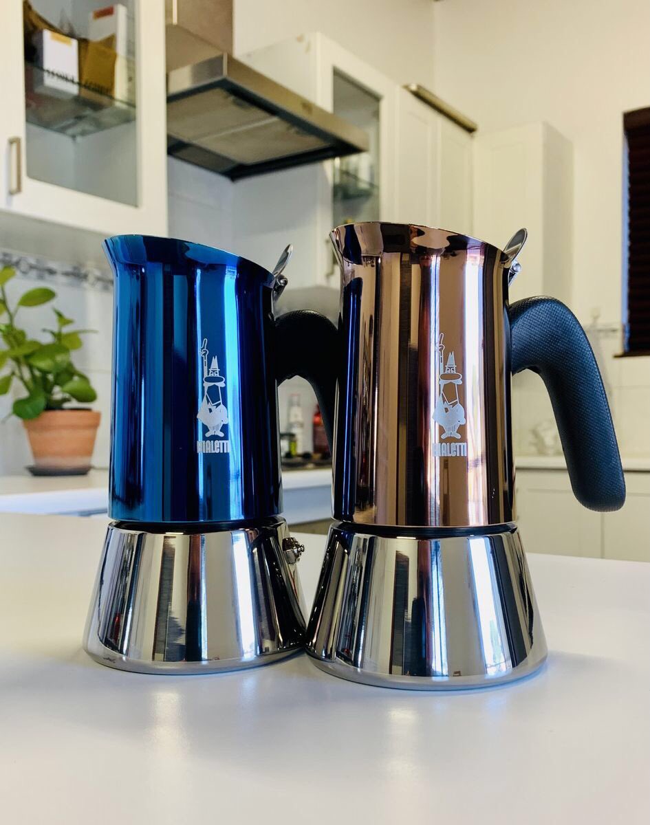 Fitsretail's tweet photo. Bialetti Venus - Italian Stainless Steel Coffee Maker, ideal for use on all types of cookers, the moka system in this model combines innovation and sophistication, greater shine and perfection in the finish. and now available in blue and copper.
#bialetti #bialettivenus #coffee https://t.co/GzaaeZ9dgZ