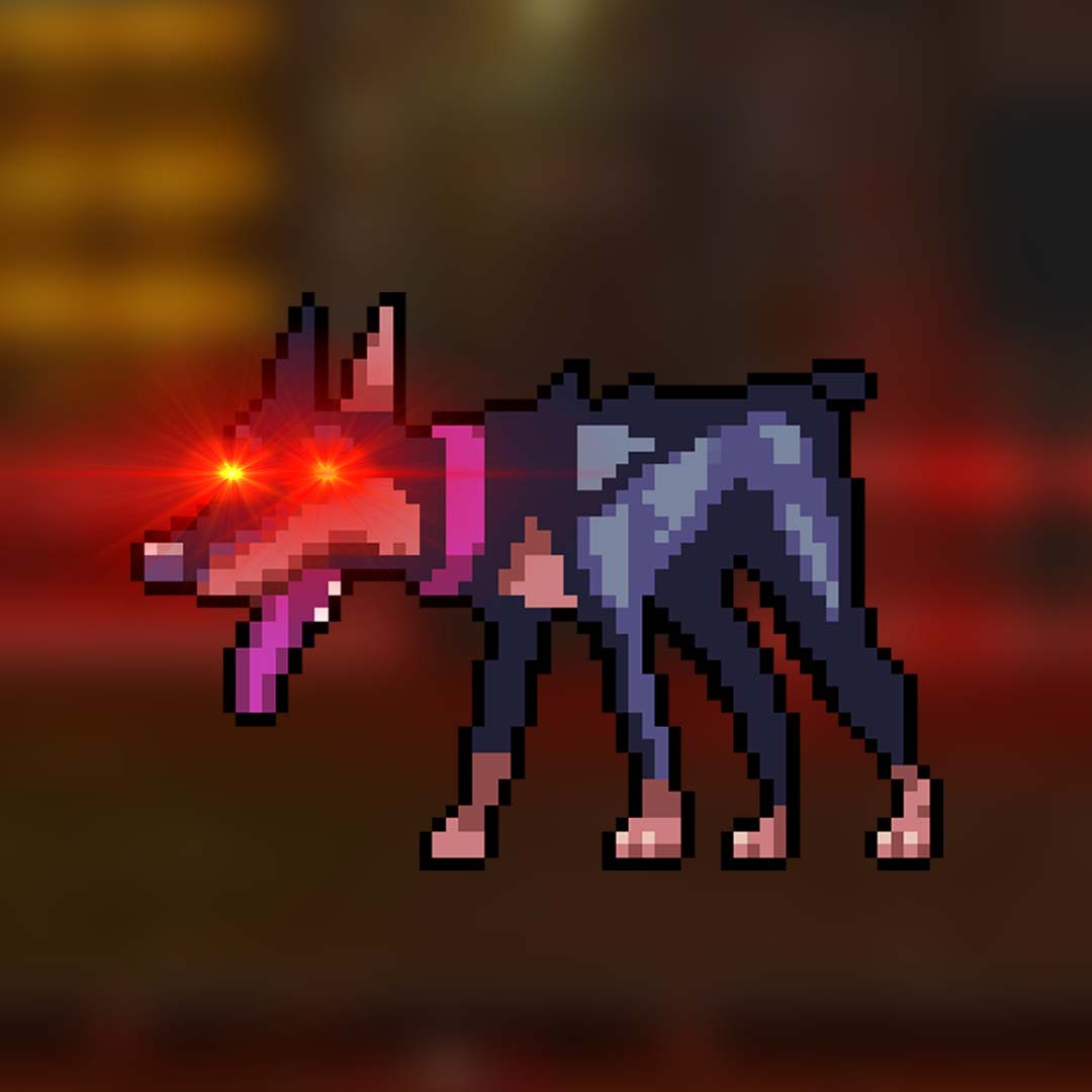 KryptoFighters's tweet photo. Did you remember those d**n dogs in our LIVE game demo?

Named "Bad Dog", it is an animal enemy type of the Doberman Pinscher species. They are courageous, alert, and loyal. They move quickly and have a high critical chance.

AMA recap will be available soon.

#KryptoFighters https://t.co/WUNB97GwKz