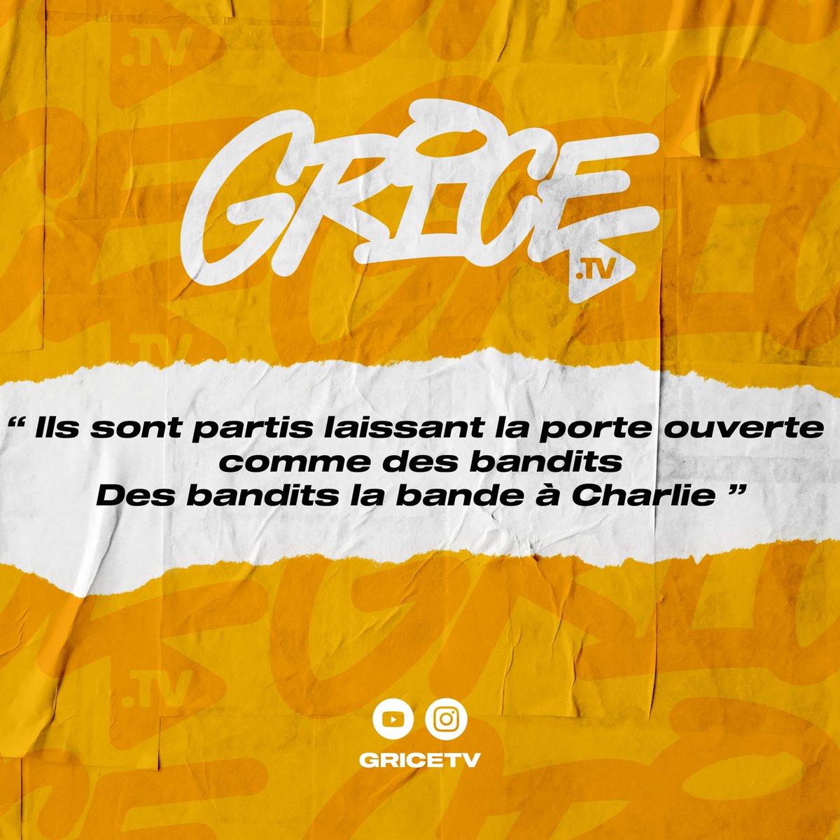 GriceTv's tweet image. Qui Rap Ça???