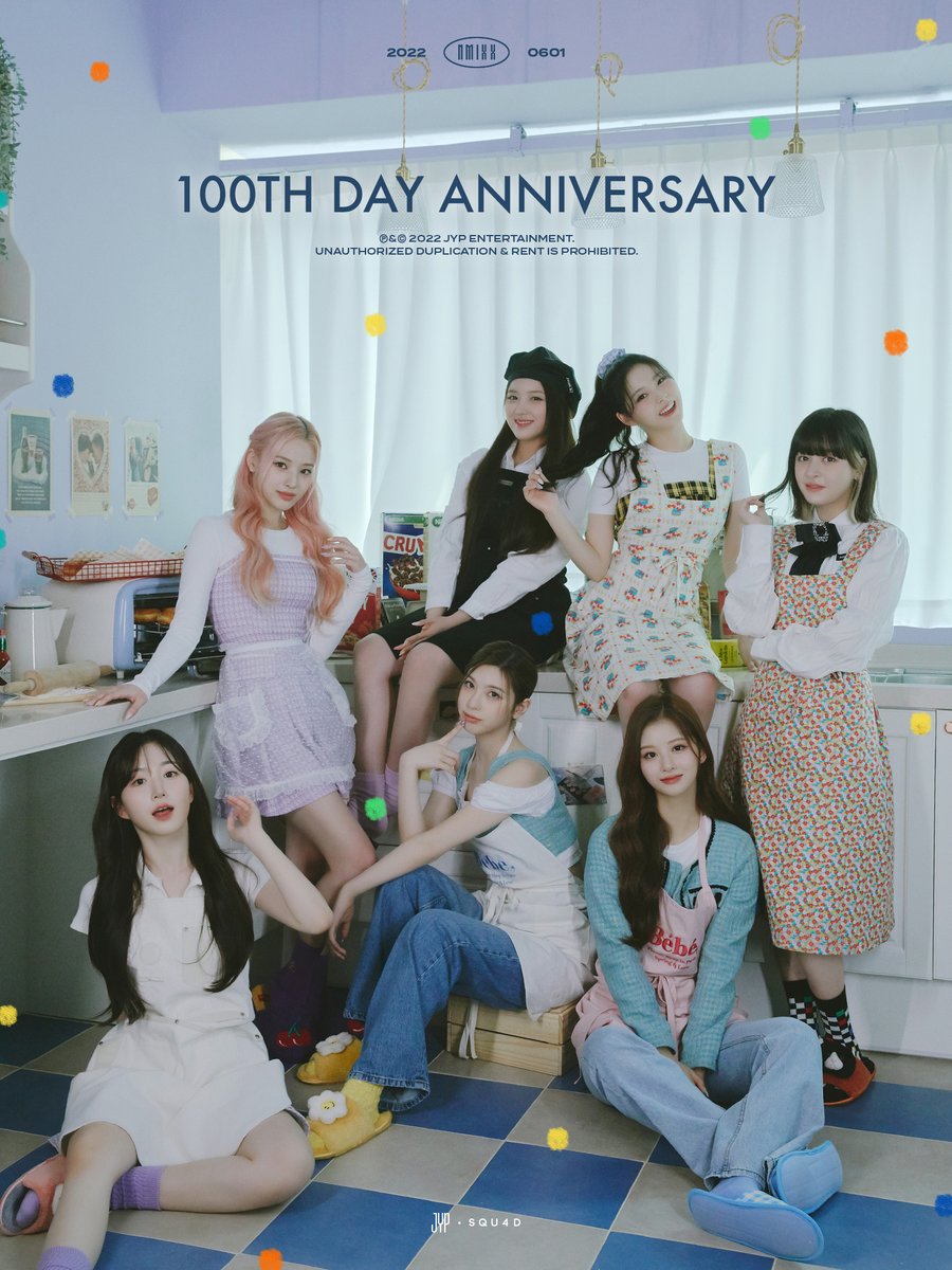 🎂🍰HAPPY 100th DAY ANNIVERSARY🍪🍫

#NMIXX #엔믹스
#NMIXX_100th_DAY_ANNIVERSARY