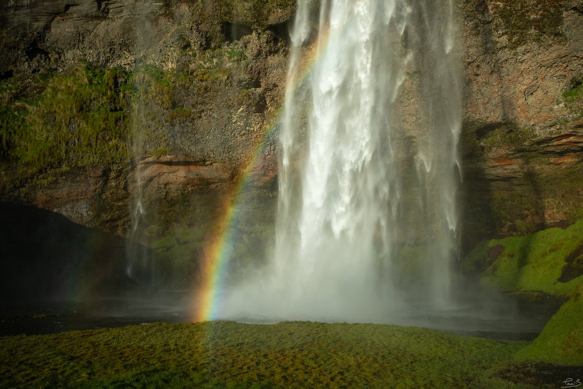 #Seljalandsfoss #Waterfall #Waterfalls #Iceland #Rainbow