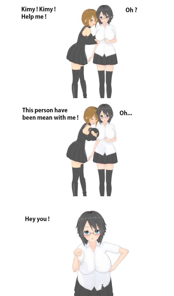 Midori_Chan__'s tweet photo. Just had a little idea with @davidsillo123 while talking to him !
His drawing are really a bless and bright my days, thank you so much for that ! ❤️
#oc #hikairi #kimy #originalcharacter #littlestory #story #baka https://t.co/zDHXfGnCAu