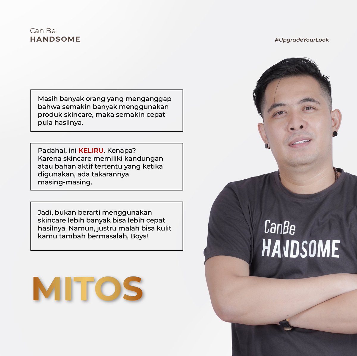 canbehandsome's tweet image. Lebih banyak lebih baik 🤔

Siapa nih yang sering ngira ketika memakai skincare dengan takaran yang banyak hasilnya akan maksimal? 

Simak baik-baik postingan Minbro biar kalian nggak salah pakai🤗

#CanBeHandsome #UpgradeYourLook #SkincarePria #skincareproducts #skincareroutine