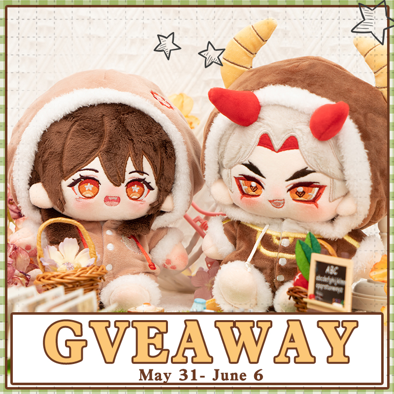 WonderlandPlush's tweet photo. #HuTao  &amp; #Itto  plushie GIVE AWAY!!! 
To celebrate the birth of hutao and Itto plushies. We are holding a giveaway! 🥳

How to join in it?
1⃣Follow us!
2⃣Comment the plushies you want !
3⃣Retweet ! 

❣️We will announce the winnner on 6th June.
#Genshinlmpact https://t.co/OjC6uLrDK8