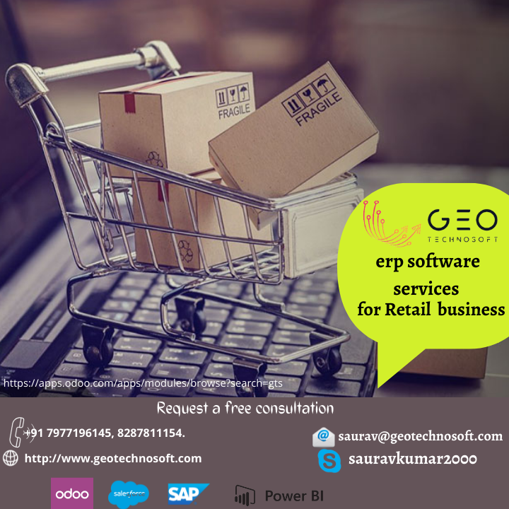 GeoTechnosoft's tweet photo. The future of Retail business: ERP software services to help you grow your business
for the free demo must contact us.
https://t.co/Ps6NBvkm7O
consult with us at +91 7977196145
visit:https://t.co/hnE7PVz1W8
saurav@geotechnosoft.com
#erp #erpsolutionso #crmsoftware #geotechnosoft https://t.co/OySPKO7NYB