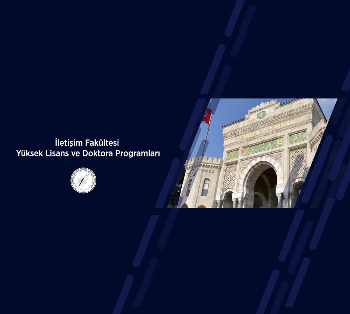 Fakültemiz güz yarıyılı Yüksek Lisans ve Doktora programlarına başvurular 6 Haziran - 17 Haziran 2022 tarihleri arasında gerçekleştirilecek.

Başvuru koşullarını öğrenmek ve detaylı bilgi almak için web sayfamızı ziyaret edebilirsiniz. 👇🏻

iletisim.istanbul.edu.tr/tr/haber/ileti…