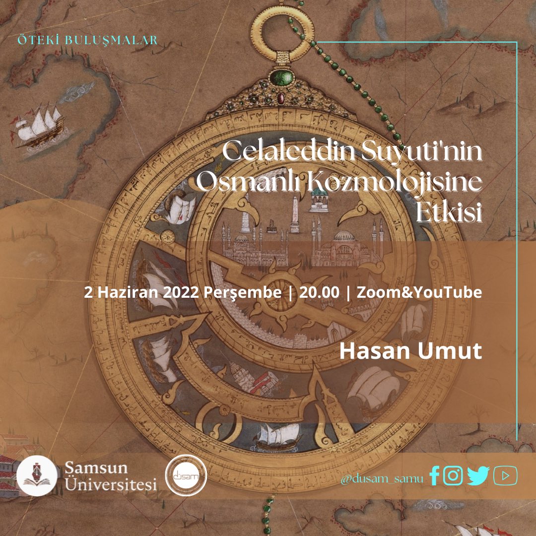 DÜSAM ‘Öteki Buluşmalar’ serisinde bu hafta Dr. Hasan Umut’u ağırlıyor. Bu ilgi çekici konuşmaya herkesi bekleriz!

🗓 2 Haziran 2022 
⏰ 20:00 (GMT+3)
🌐 Zoom | Youtube 👇🏽
dusam.samsun.edu.tr/hasan-umut-cel…

#düsam #samsunüniversitesi #universityofsamsun #ötekibuluşmalar #HasanUmut
