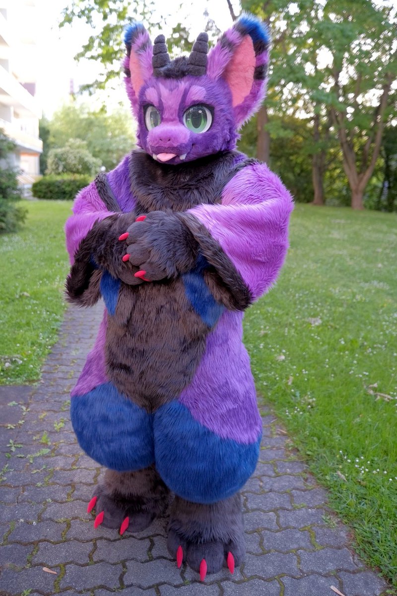 Malcompard's tweet image. First time outside

#fursuit #FursuitEveryday #kemono #dragon #furry