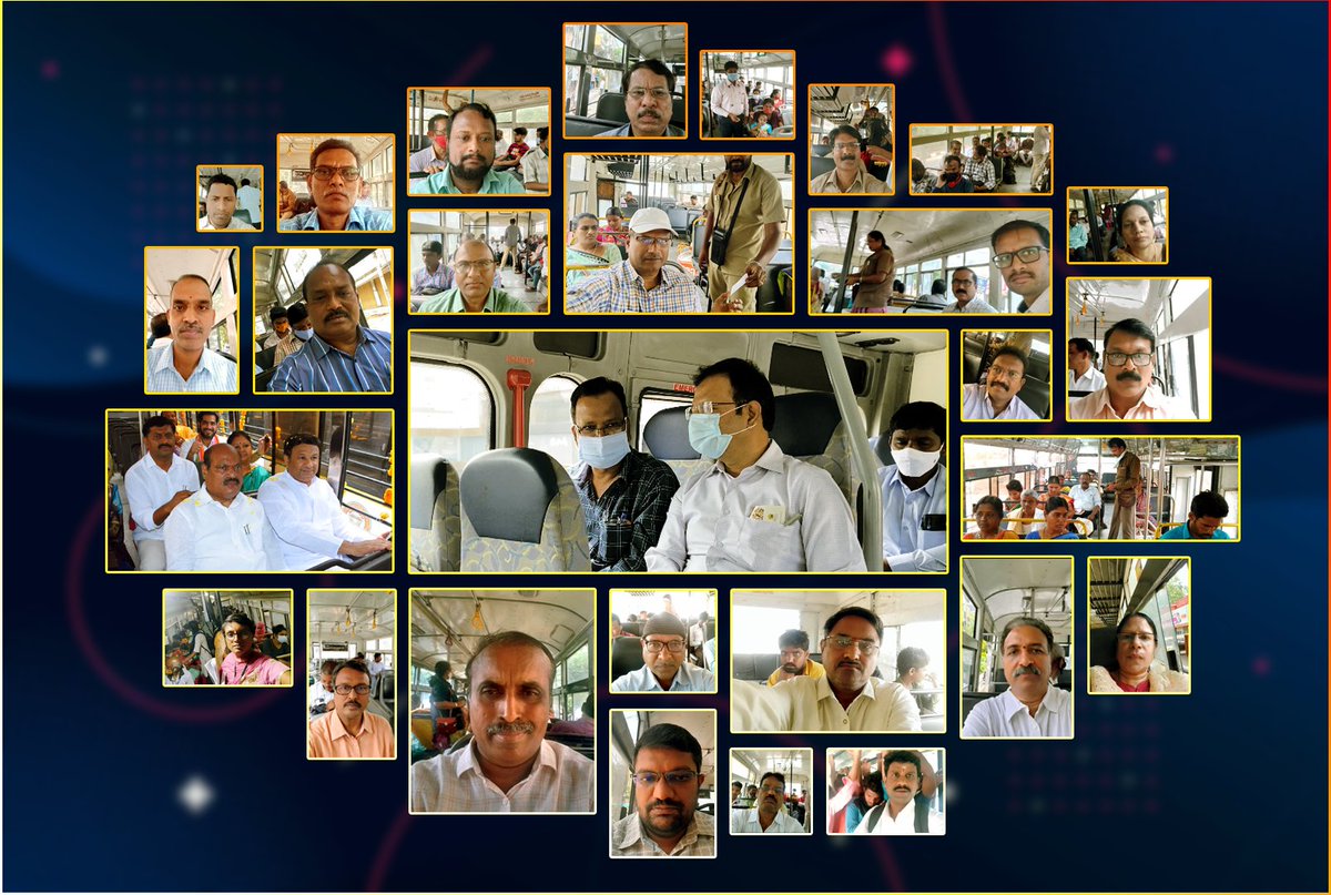 ActivistTeja's tweet image. @ArvindKejriwal sir here in #Telangana also since V.C Sajjanar IPS Adl DG took charge as MD TSRTC @tsrtcmdoffice &amp;amp; all officers of @TSRTCHQ are travelling in TSRTC Buses on every Thrusday as a BusDay. Here are a few glimpses of the Bus travel  
@ashishkundra @baraju_SuperHit