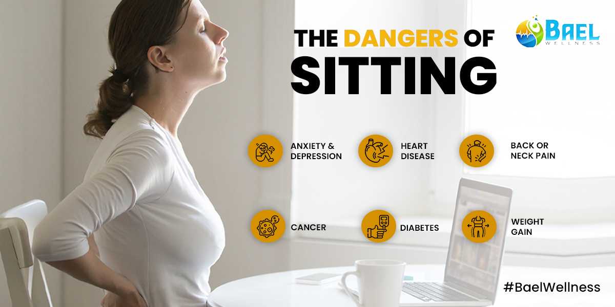 baelwellness's tweet image. ☘️Sitting For Too Long Can Lead to Some Serious Health Risks.☘️
#BaelWellness #ProlongedSitting #HealthRisks
