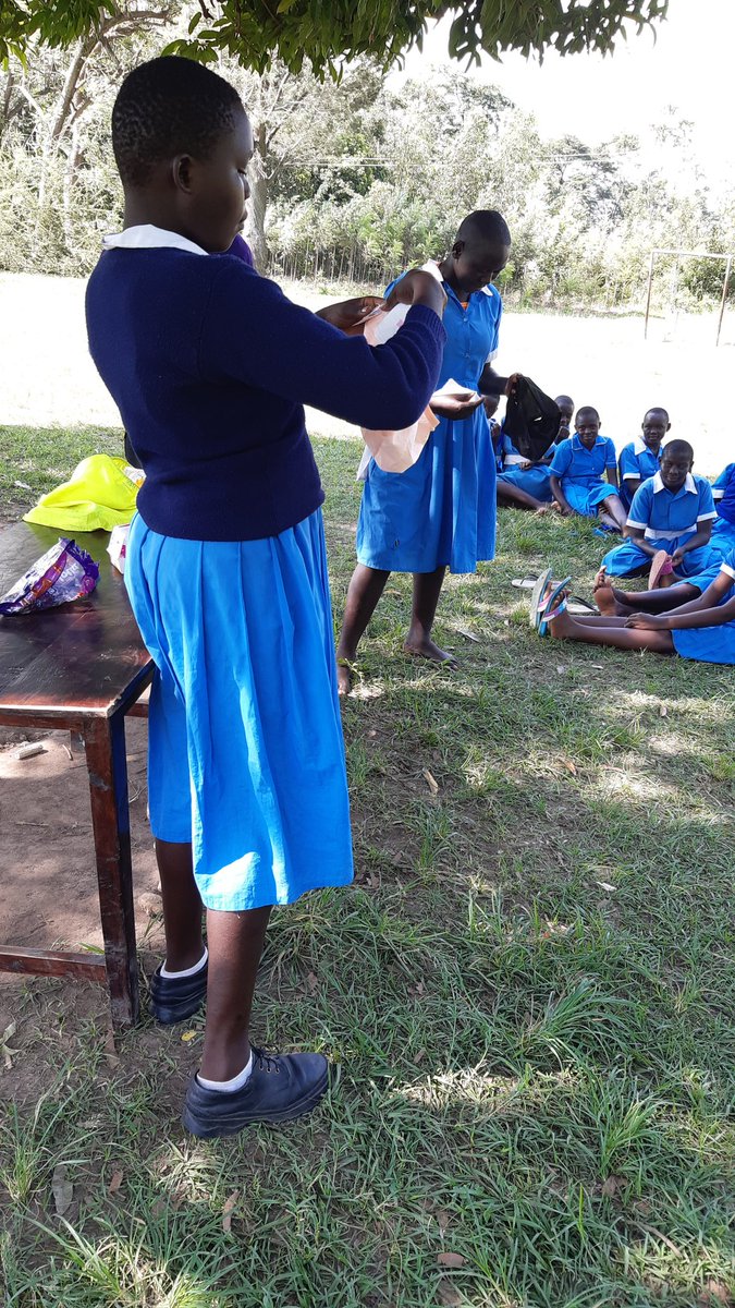 FaithQuinter's tweet photo. In our effort to keep girls in school, on 30th May we had a mentorship and sanitary towels distribution initiative at Ang'orom and Machakusi primary schools in Teso South, Busia county.
@Teen_Seed
#Pads4progress https://t.co/8hv19jKycs