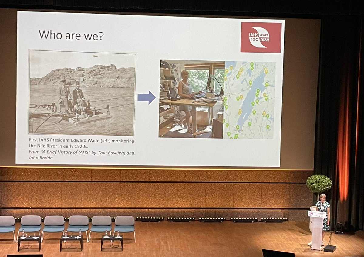 Berit Arheimer,President of IAHS,kicks off the opening ceremony of the XIth Scientific Assembly of the IAHS in Montpellier,IAHS celebrate the Anniversary of 100 years scientific studies on the hydrology of African Large River Basin since 1920!!Happy Anniversary <a href="/IAHS_AISH/">IAHS_AISH</a> 🎉#Nile