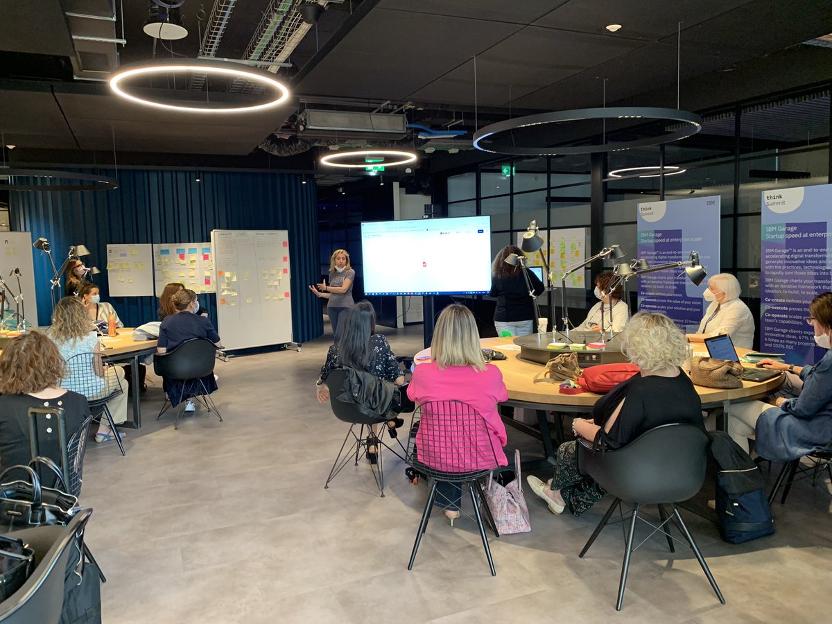 #IBMGarage #designthinking to co-create new personalized  initiatives for Woman in Technology  2022  #wititaly #IBMwoman #IBMTechnology #IBMconsulting