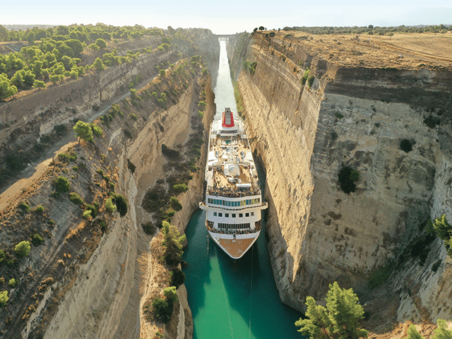 GrecianGirly's tweet image. The Corinth Canal, Greece. 🇬🇷