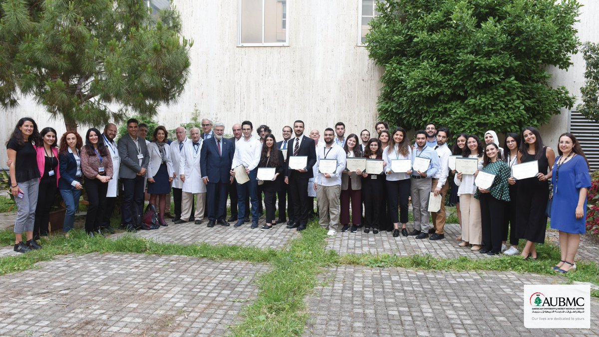 American University of Beirut Medical Center (@aubmc_official) on Twitter photo Medical students enrolled in the Scholarly Concentration Track (SCT) under the directorship of <a href="/martinebejjani/">Martine Bejjani</a> and <a href="/DrZouein/">DrZouein</a> presented their research work last week and received their certificates in the presence of President <a href="/DrFadloKhuri/">Dr. Fadlo Khuri</a> and Dean Raymond Sawaya. Medical students enrolled in the Scholarly Concentration Track (SCT) under the directorship of <a href="/martinebejjani/">Martine Bejjani</a> and <a href="/DrZouein/">DrZouein</a> presented their research work last week and received their certificates in the presence of President <a href="/DrFadloKhuri/">Dr. Fadlo Khuri</a> and Dean Raymond Sawaya.
