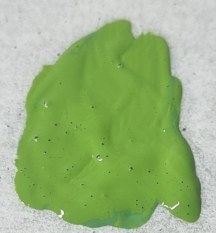 HivefleetHorror's tweet photo. Goblin green is just 4 parts Warboss Green and 1 part Yriel Yellow 

#warhammer #oldhammer #painthacks https://t.co/p84GYHzoLZ