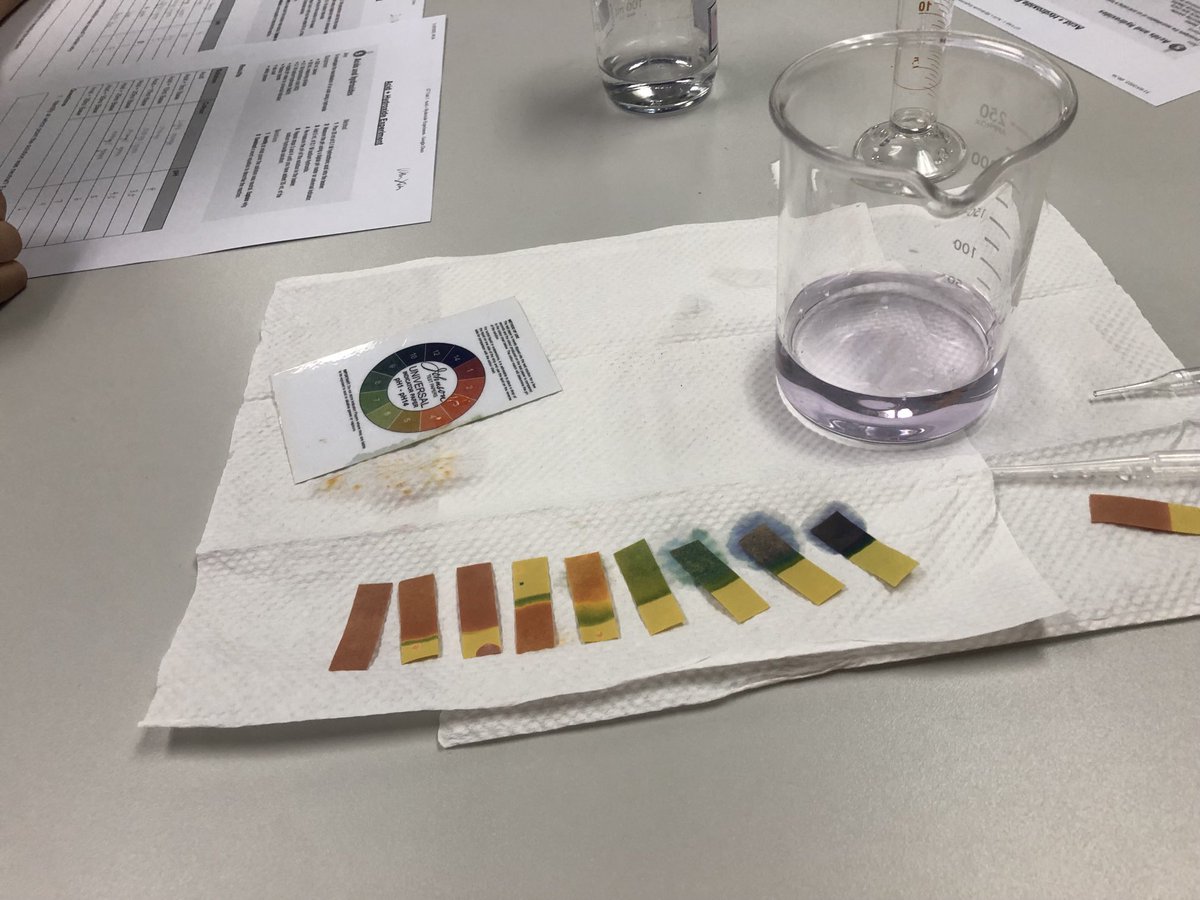 HimaV5's tweet photo. G7 Science-Understanding neutralisation using acids, bases and an indicator. What new questions does this raise? #isspride https://t.co/WdFciYItFd