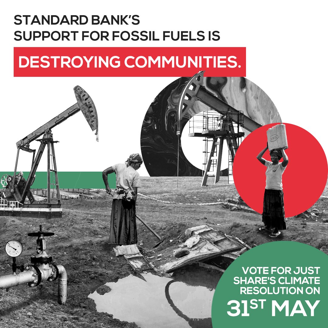 investfrclimate's tweet image. We're tuning into the #StandardBankAGM which is about to start💥

Today, shareholders have the opportunity to hold 
@StandardBankZA to account for their support for the EACOP project, which puts investors at reputational and financial risk. 

stopeacop.net/for-people 

#StopEACOP