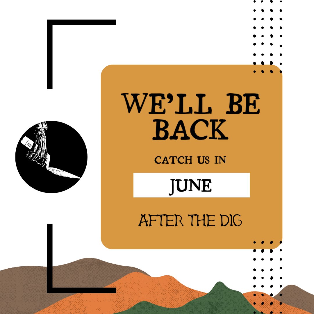 AfterTheDig's tweet photo. We are taking a short break so our team can focus on their exams. We will be back later in June talking to Terase Harrison about knowledge transmission technology.✨
See you soon! https://t.co/f6vSr5p1cS