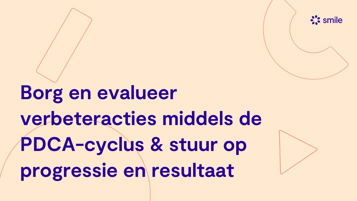 OntdekSMILE's tweet photo. Wil jij werken aan structurele verbetering in je organisatie? Met de slimme software van Smile borg en evalueer je verbeteracties volgens de PDCA-cyclus en heb je altijd inzicht in de vooruitgang en resultaten. Meer weten? Ga in gesprek met onze adviseurs https://t.co/1prYUghM79 https://t.co/IMjPzOX3S6