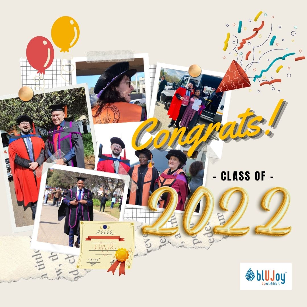 ujblujoy's tweet photo. Congratulations to the first 2022 graduates! 

During the month of May 2022 graduations, the Water and Health Research Centre graduated 2 doctoral students 14 masters students that did their projects in the Centre. We are proud of you guys, from the Blujoy team.🥳 https://t.co/YlWA3N3bXI
