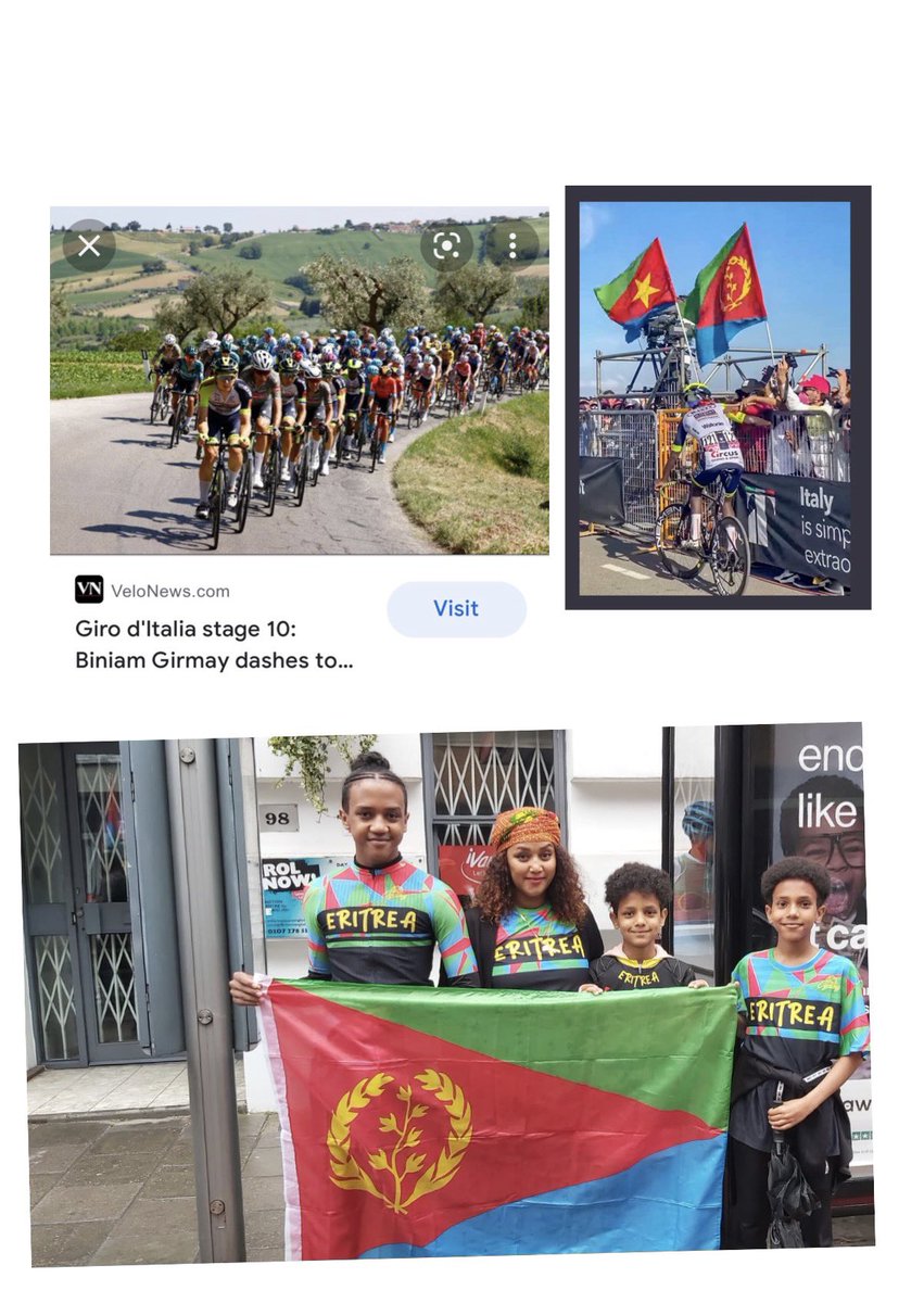 @TBEphraim @ZereTedros @GrmayeBiniam Biniam. What can say No words. Eritrean Humble Hero🇪🇷🙏 great moments 🇪🇷🎉🎊🎉🎊🇪🇷🎊🎉🎊 Many thanks to all who make @giroditalia once to remember 🇪🇷🎉🎉🎊🍾🍾@IntermarcheWG #Giro105 #GiroDeItalia2022