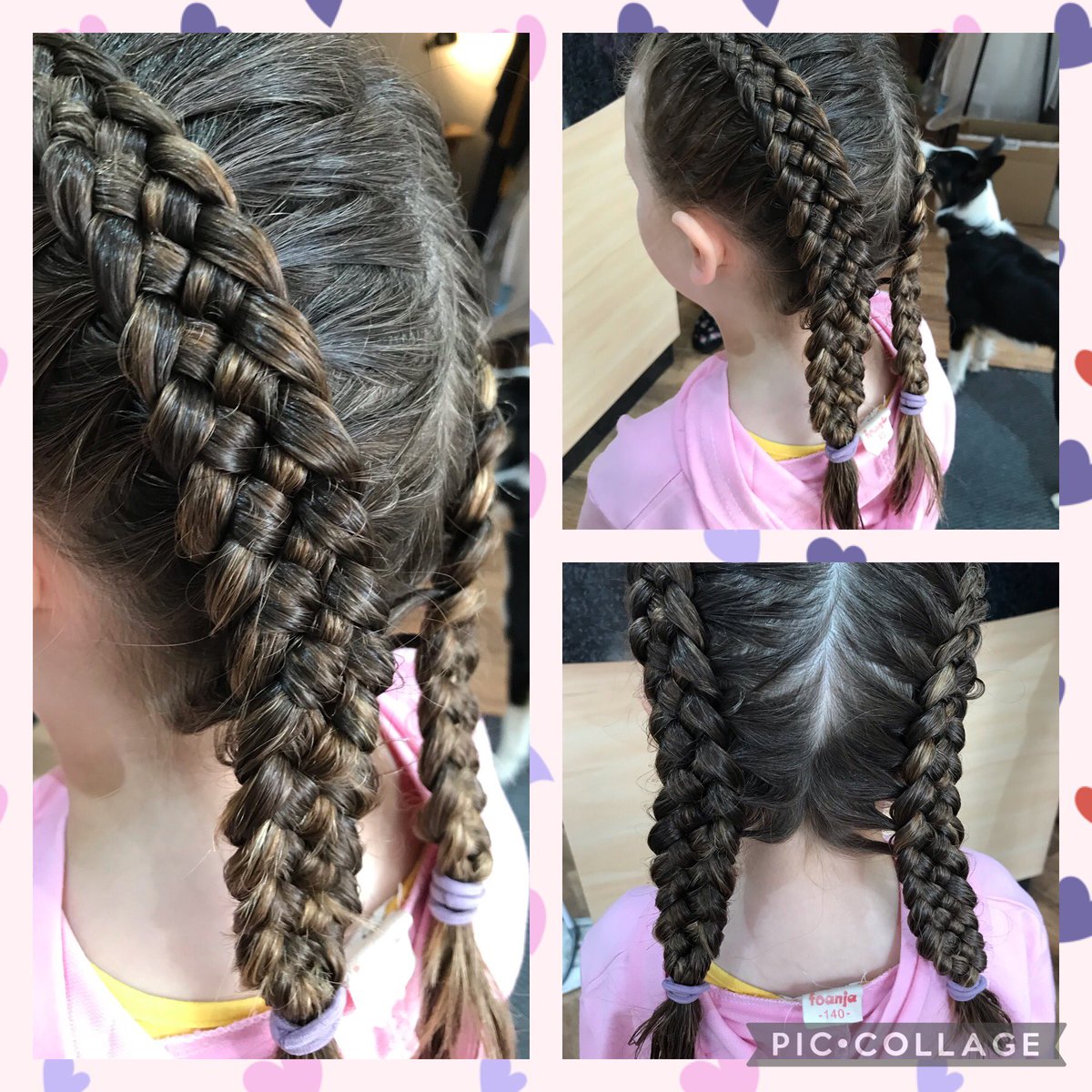 Fantastic 5 strand plaits by our very talented Shona! Little Maisie loves them 🥰 @Metaorphan