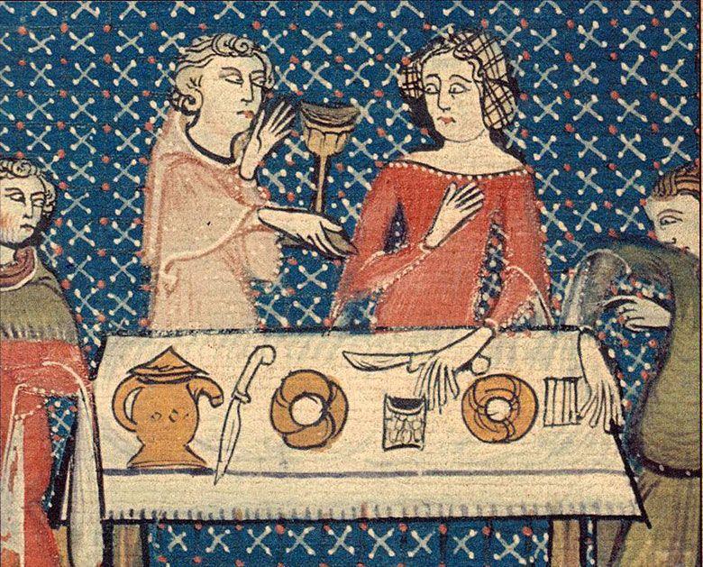alasdecampos's tweet photo. Cuentan que los almuerzos que servía Taillevent, cocinero de Carlos VI de Francia a finales del siglo XIV, eran copiosos. Para empezar, capones, gallinas, caza y coles. Después, asado, pavos reales al apio, paté, liebre y más capones. Seguían pichones, per­diz, gelatinas. https://t.co/rUIHK9tXGz