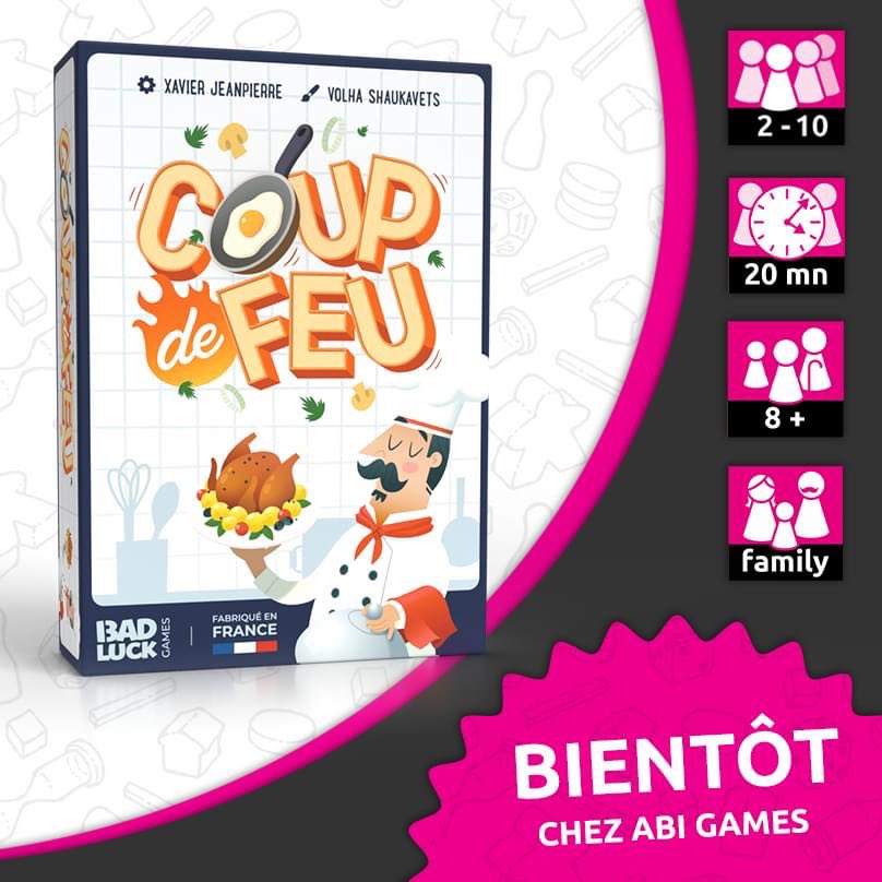 Notre jeu Coup de Feu sera disponible chez ABI Games à partir de septembre 🔥 #j2s #jds #coupdefeu