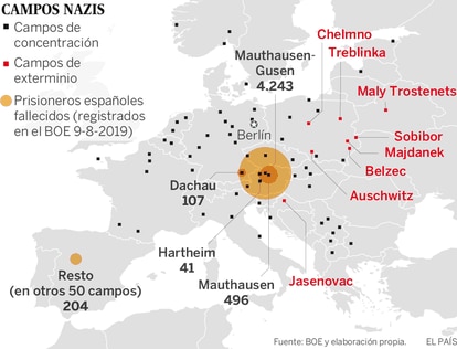 AntonioRizoTor1's tweet photo. El camp de concentració de Mauthausen està situat en una colina prop de Mauthausen a 20km al est de Linz, ciutat industrial i capital del estat austriac de Oberosterreich (Alta Austria) açi van morir onze il·licitans. @bio_batalloElx @ajuntamentelx https://t.co/qF3mAFlCXa