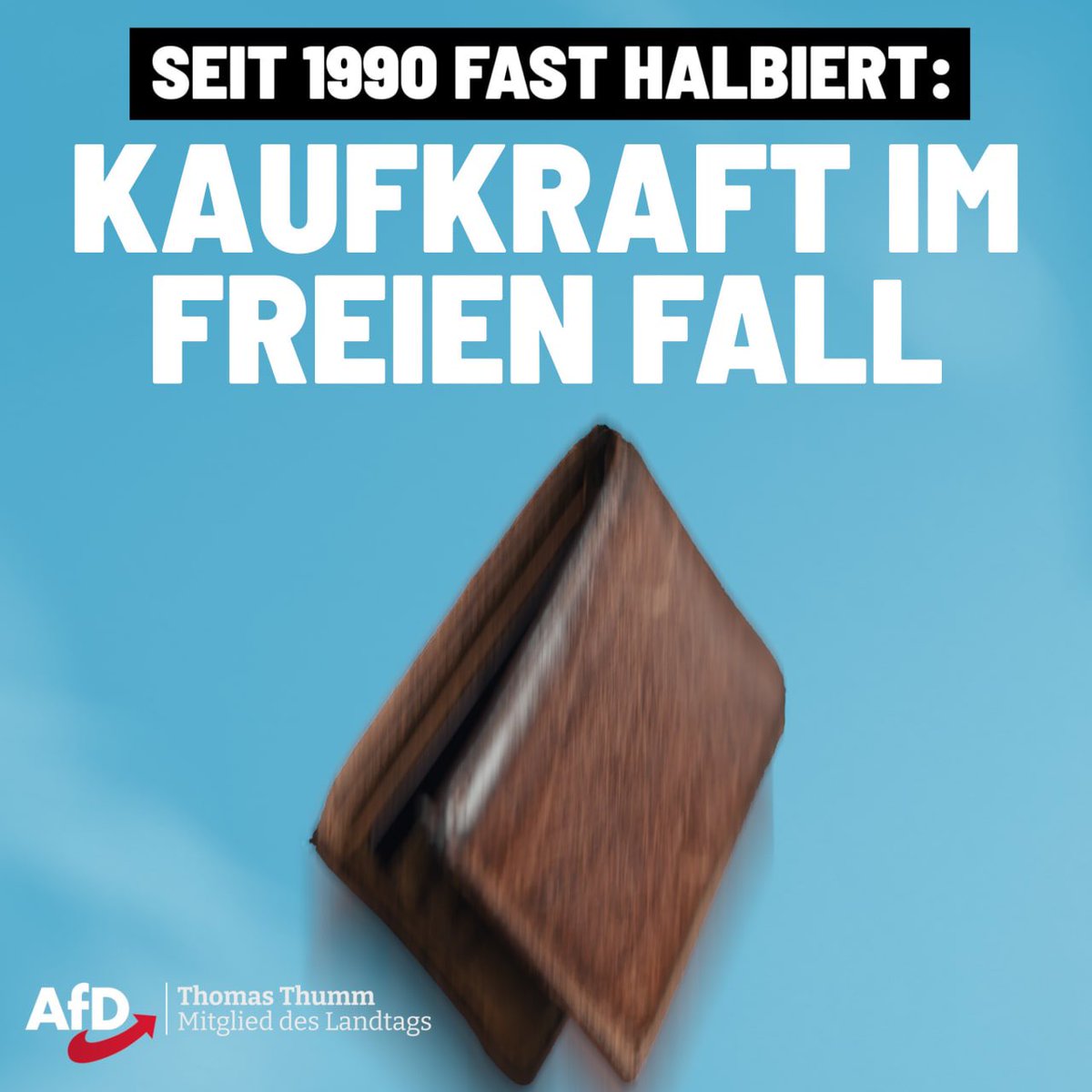 Rekord-#Inflation ist hausgemacht: 

— Durch Geldvermehrung ohne Rückbindung an die Realwirtschaft.

— Durch das Embargo gegen Russland, das wir zu bezahlen haben.

— Durch Subventionen, die sich der Staat von den Steuerzahlern zurückholen wird.
 
Mehr: t.me/thomasthumm/320