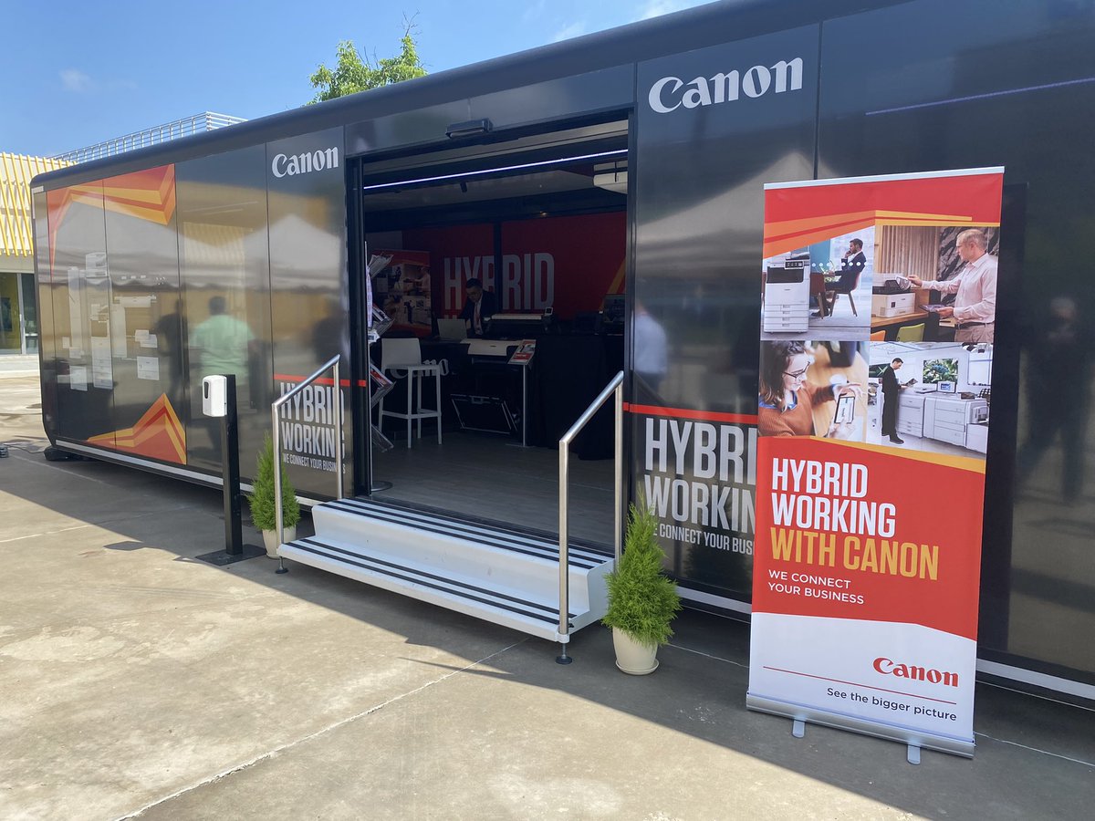 drandreasmaier's tweet photo. Visitin Canon at Sofia Tech Park was a wonderful experience. Looking into new - and old tech for the hybrid workspace. Canon has done some awesome work to provide secure #documentstorage solutions which can be easily integrated into existing #platforms and can be a powersolution! https://t.co/CDqoplf9cO