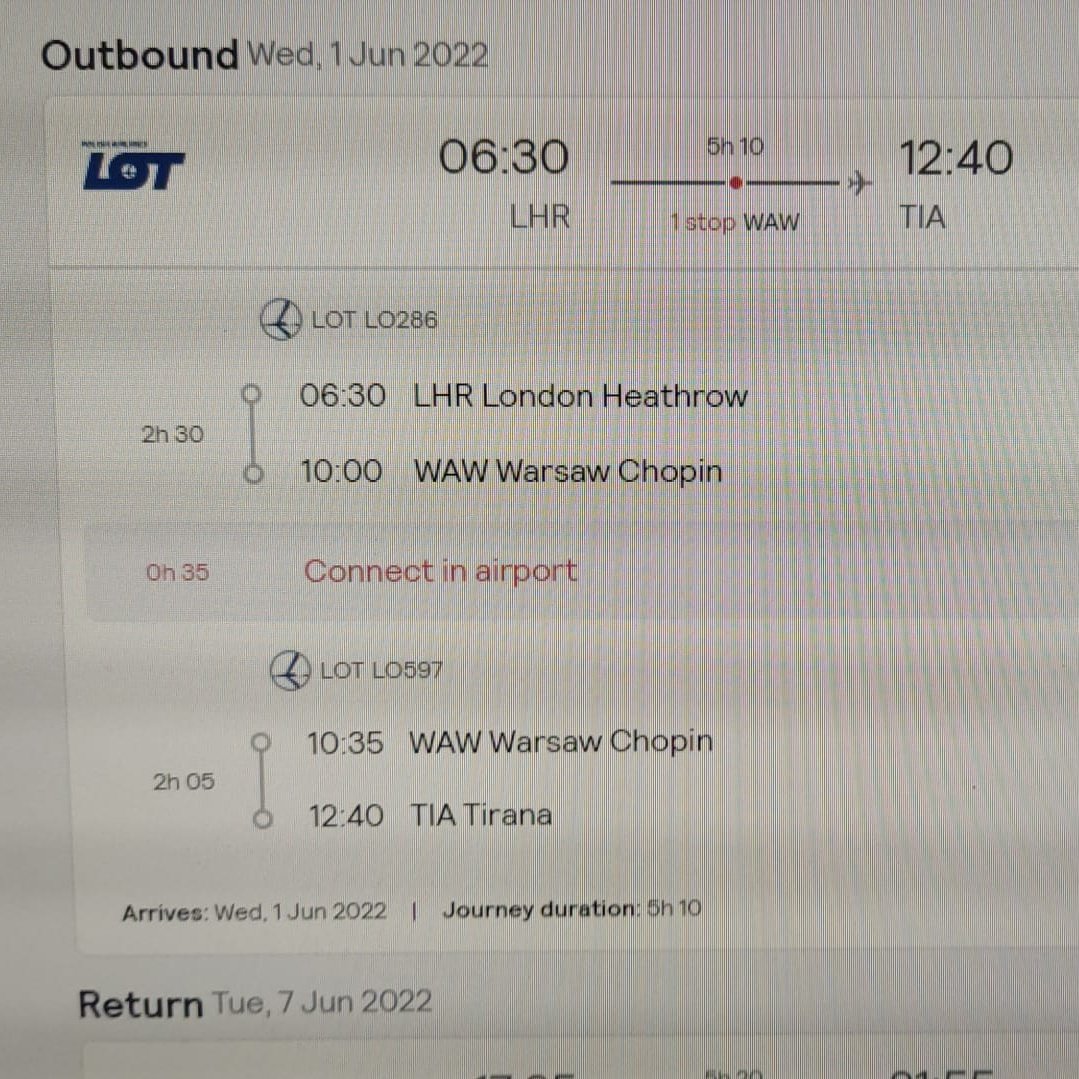 miles103's tweet photo. @wizzair Good morning, are there measures in place that ensure this connection from #LO286 to #LO597 at @ChopinAirport tomorrow is possible?  Have had to reschedule after a last minute @easyJet cancellation! https://t.co/HMCrydZvXe