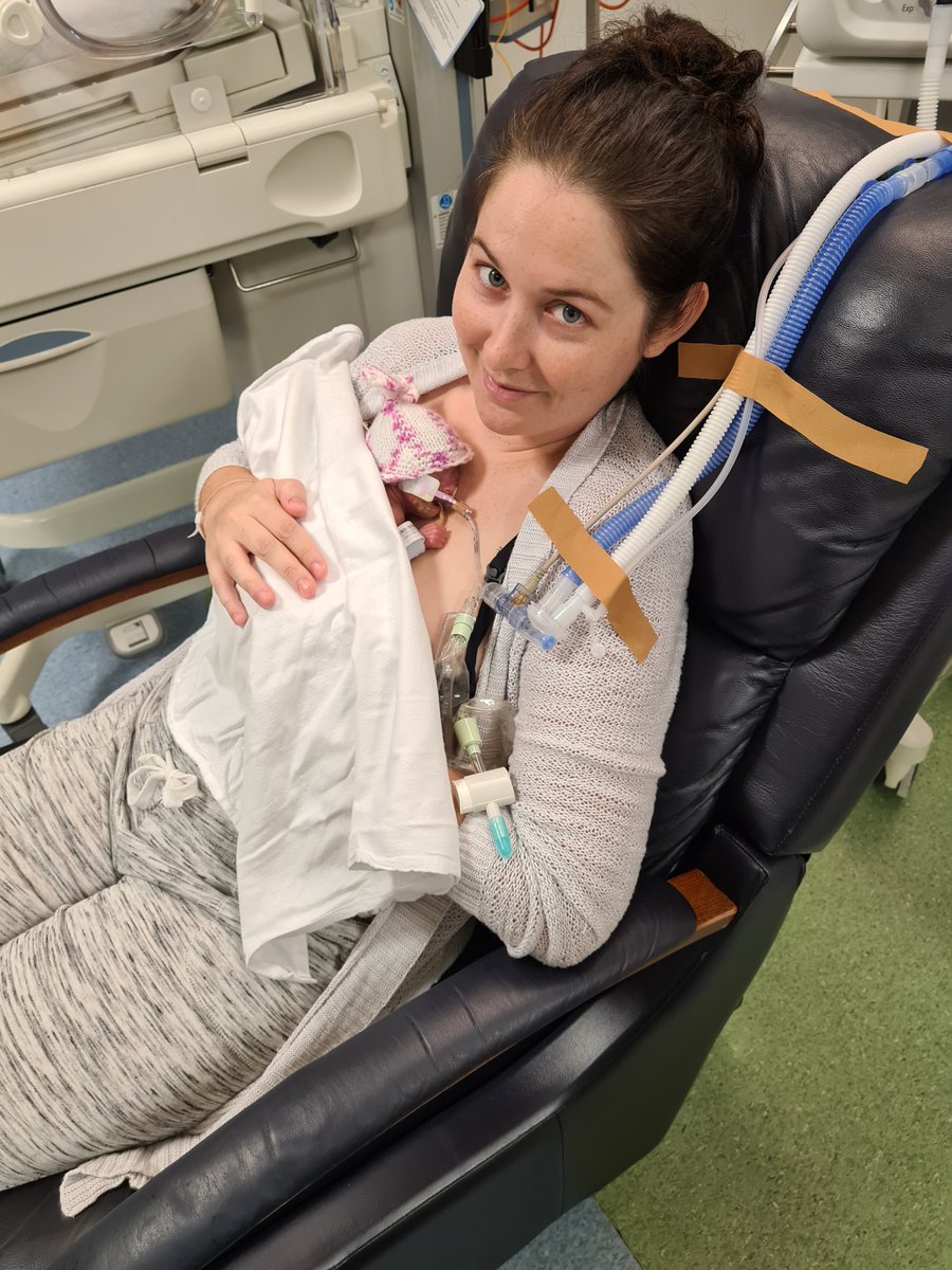 Chantel and Tyson Segaram believe in miracles✨ When their daughter Aurie was born at just 25 weeks, weighing just 746g, they had to. Read how Aurie defied the odds and her extreme preterm birth 👉🏽 tinyurl.com/4srjxd5j #thewholeninemonths #pretermbirth #preterm #micropreemie