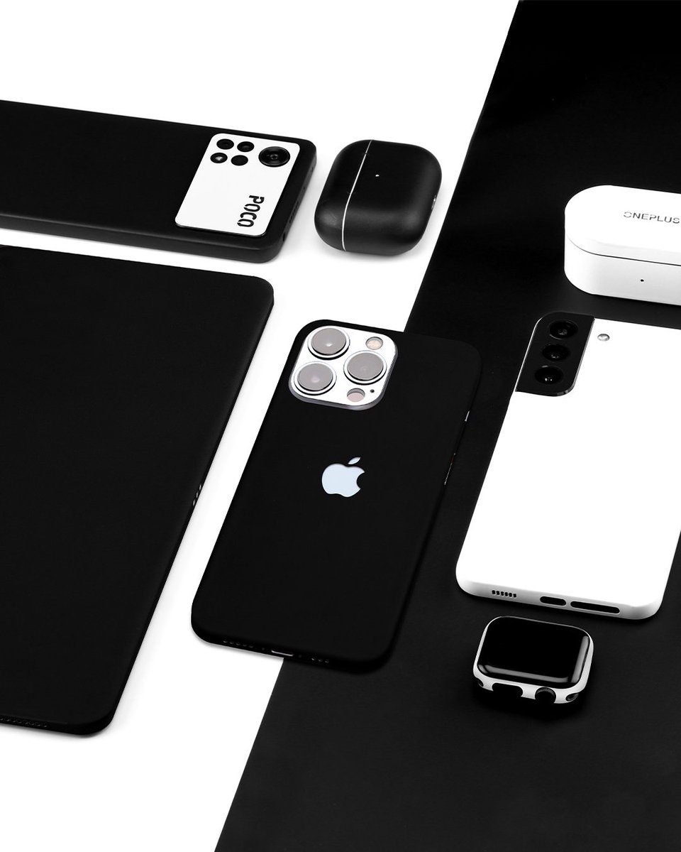 gadgetshieldz's tweet photo. Gloss ainโt the glam anymore. Matte B&W is here to take over.
#gadgetshieldz #gadgetshieldzskins #apple #samsung #oneplus #oneplusfamily #mobileskins #mobileskinsindia #blackandwhite #matte https://t.co/zE7ydQpn2V