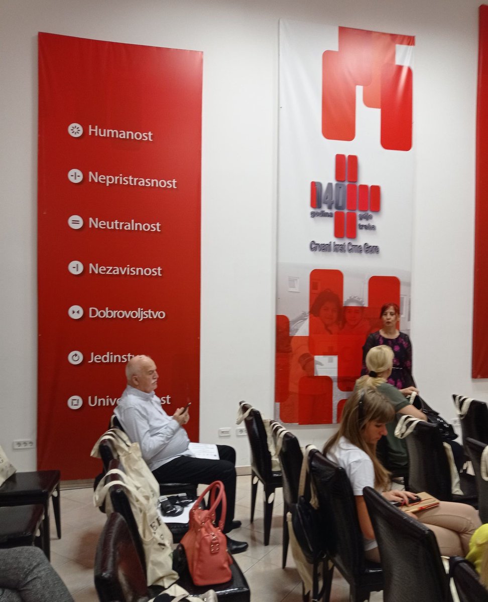 RedCrossEU's tweet photo. We are at the Conference “Empowering Informal Carers in Montenegro, Serbia and Austria: Approaches and good practices for informal cares”. Ready to learn more about the work of #RedCross supporting people in need of care and informal carers.
➡️https://t.co/29bNPKA9V7 https://t.co/QRsRSm5F5n