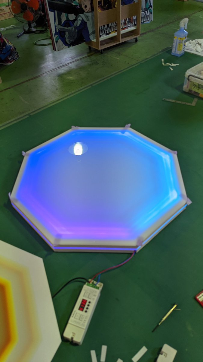良い感じに発光してくれてます！