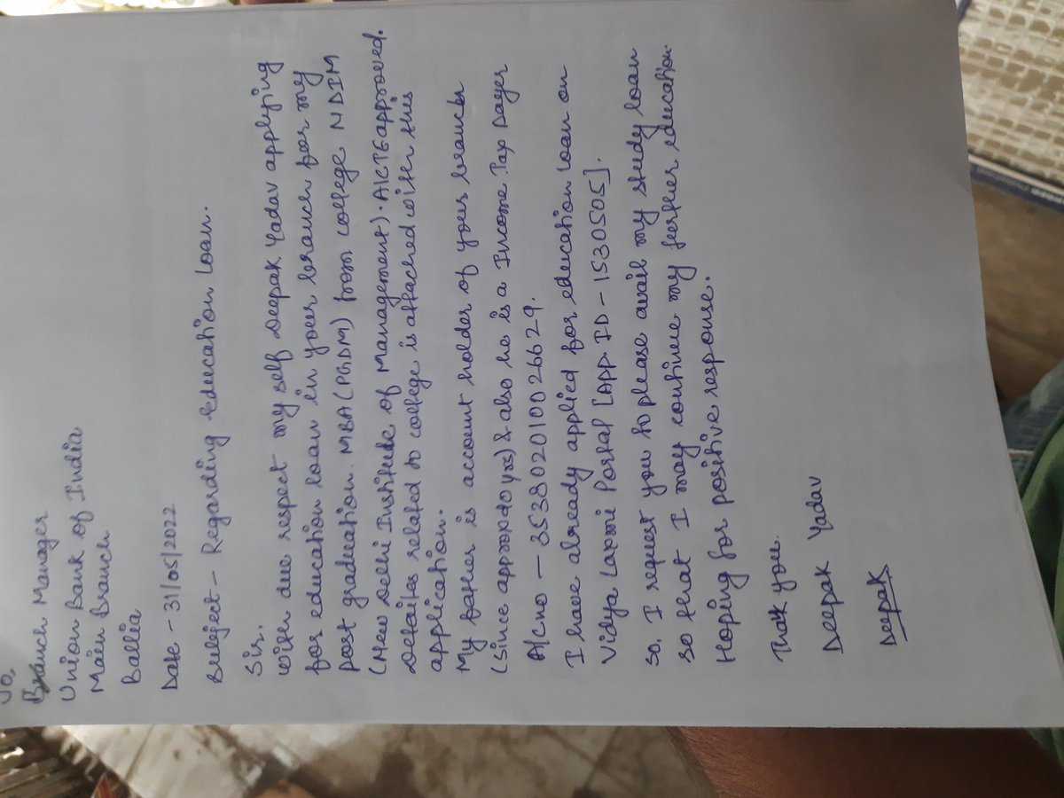 Mr_Dpkyadav's tweet photo. currently i am at @UnionBank @UnionBankTweets . From 1 month union bank branch ifsc- UBI0535389 is not replying me  regarding education loan. They  abusses me and asked to get out of branch. I have cleared MAT exam and VIDYA LAXMI PORTAL. HELP ! me .@RBI @PMOIndia @CMOfficeUP . https://t.co/fQi1s59pnX