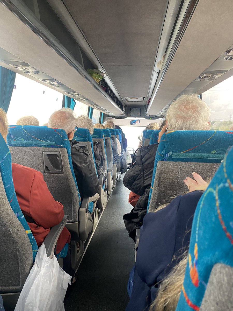 We have a full coach for our Day-Trip to Bakewell & Buxton, everyone is in high spirits despite the weather!